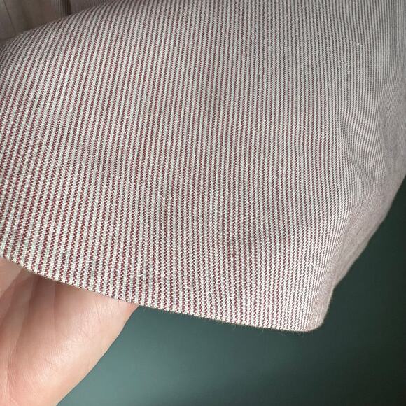 J. CREW Ludlow Somelos Men's 44 Regular NWOT Red Striped Cotton Blazer Casual - Picture 10 of 12